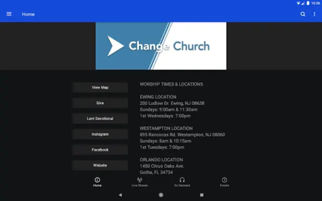 Change android App screenshot 2